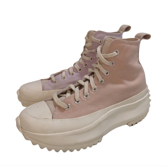 Converse Punk & Purple Women's High-Top Platform Sneakers Sz 8 Run Star Hike - Picture 12 of 12